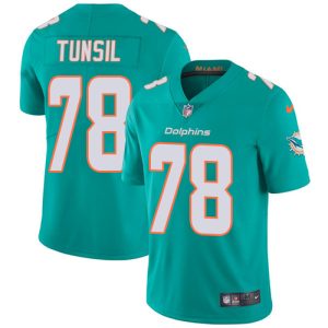 Premium Dolphins #78 Laremy Tunsil Aqua Green Team Color Men's Stitched NFL Vapor Untouchable Limited Jersey
