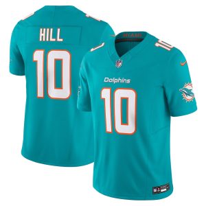 Gorgeous Miami Dolphins #10 Ttyreek Hill Men's Aqua Vapor F.U.S.E. Limited Jersey